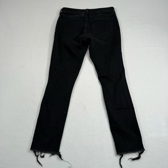 Abercrombie Fitch Harper Low Rise Super Skinny Jeans Womens Size 27/4 Black Wash - Picture 4 of 16